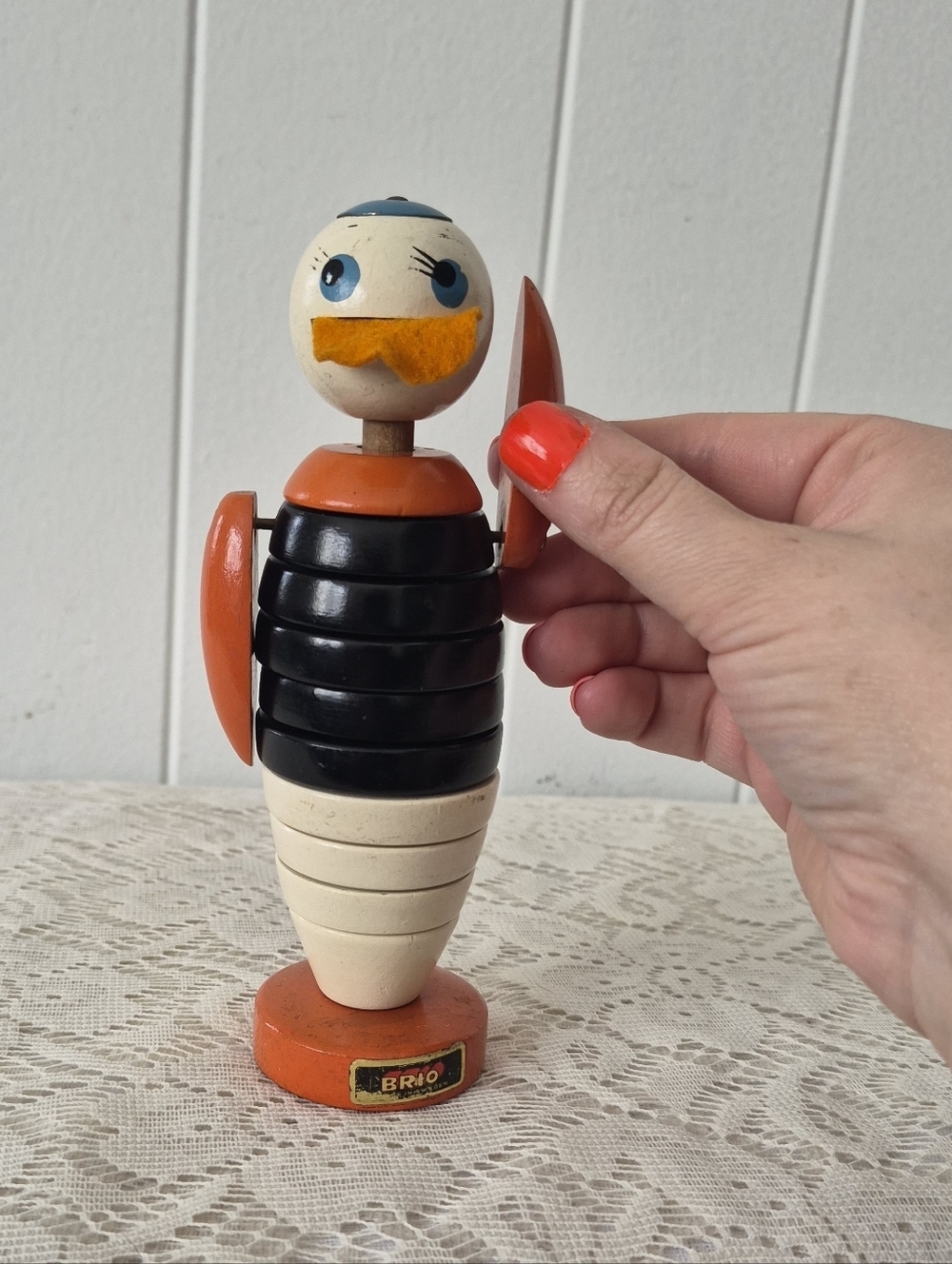 Vintage BRIO Duck Stacking Toy - Picture 4 of 7
